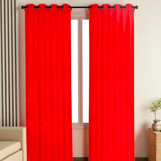 Cortina Amanda Red / Lord Club / Blackout con Aros / 54"x84"