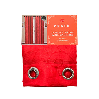 Cortina Pekin / Home Elegance / Red con Aros / 54"x84"