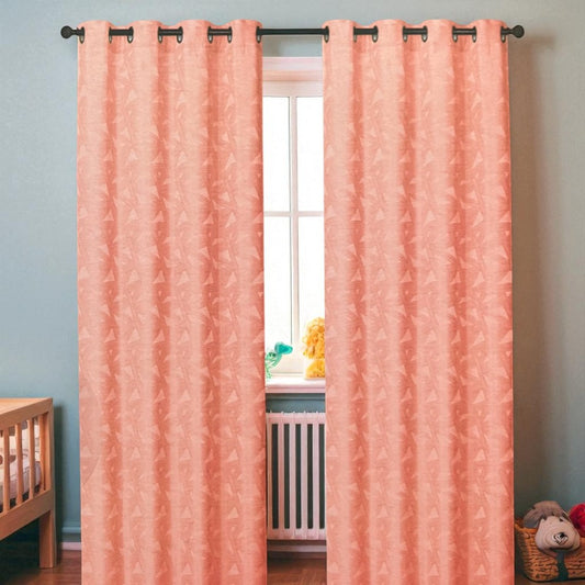 Cortina Rosario 54” X 84” Mauve C/Aros Home Elegance