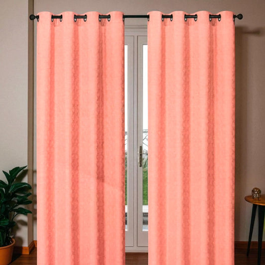 Cortina Mendoza 54” X 84” Mauve C/Aros Home Elegance