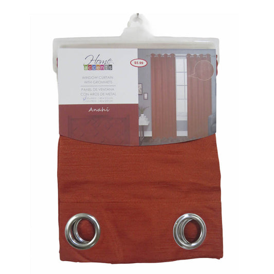 Cortina Anahí Home Elegance 55" x 84" - Naranja