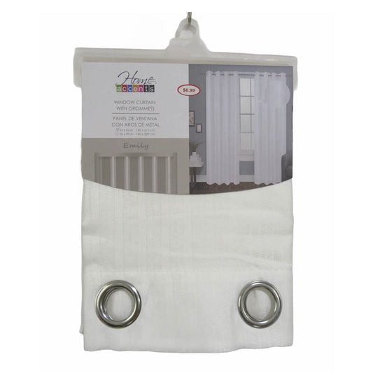 Cortina Emily Home Elegance 55" x 84" - Blanco