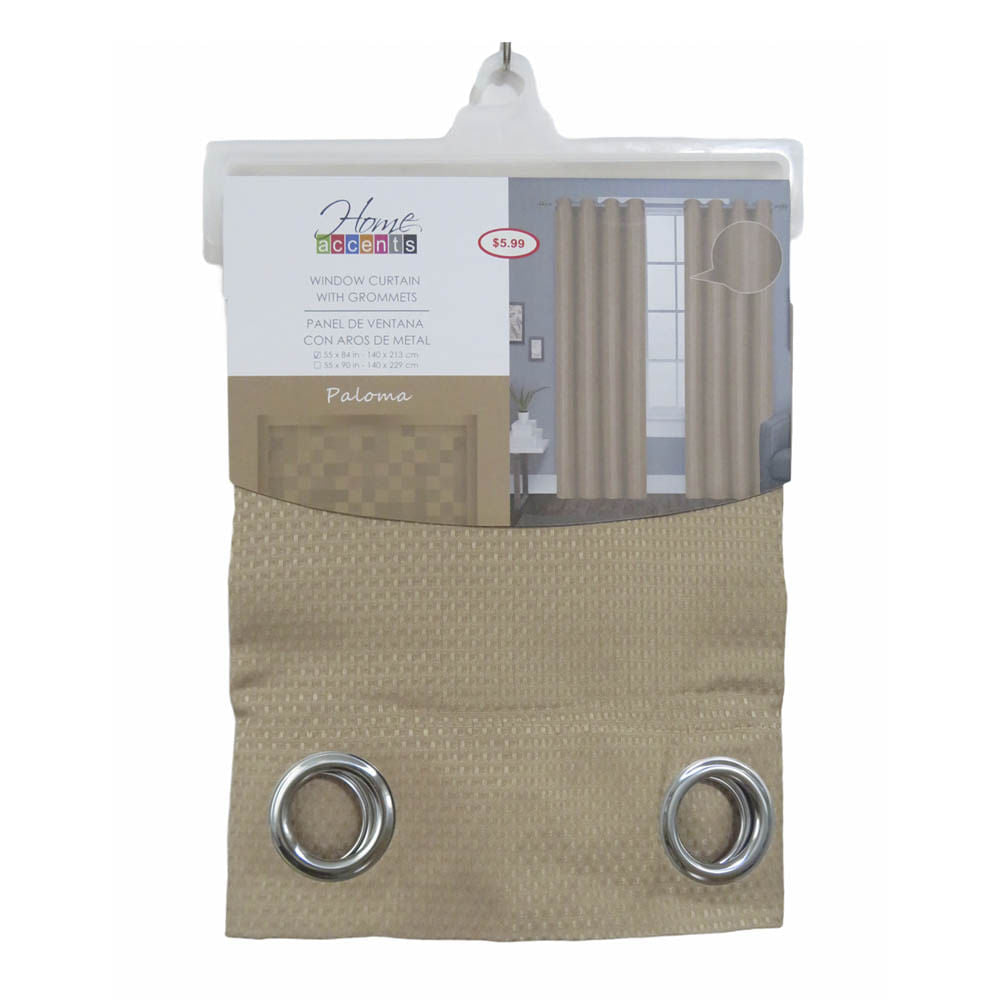 Cortina Paloma Home Elegance 55" x 84" - Dorado