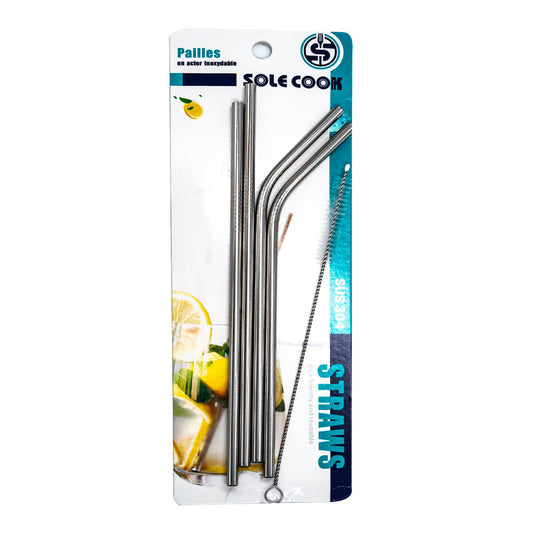Carrizos de metal Home Elegance 4 Piezas