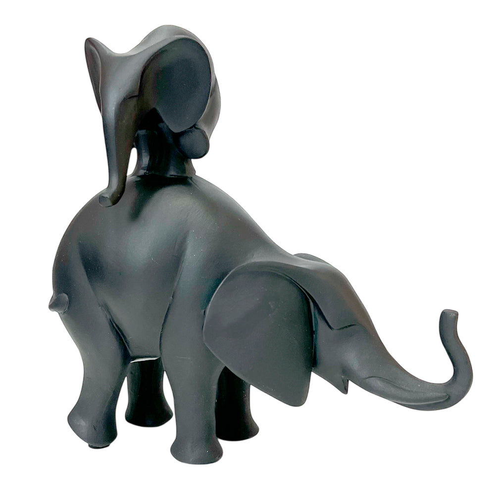 Figura Decorativa Home Elegance / Diseño Elefante de Poliresina
