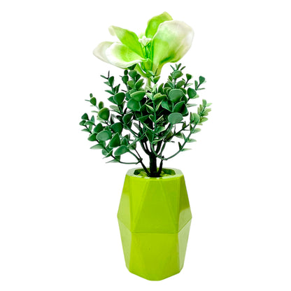 Pote Decorativo Con Flor Gelincik Dekor / Plástico / 5" / Surtido
