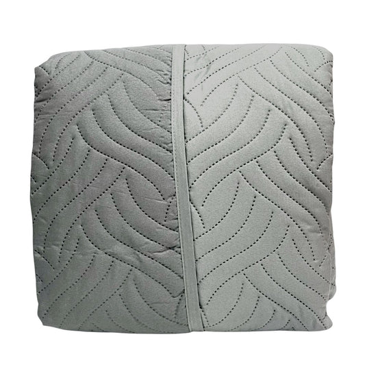 Protector de Sofá Reversible Home Elegance Wave 3 Piezas / Gris-Charcoal