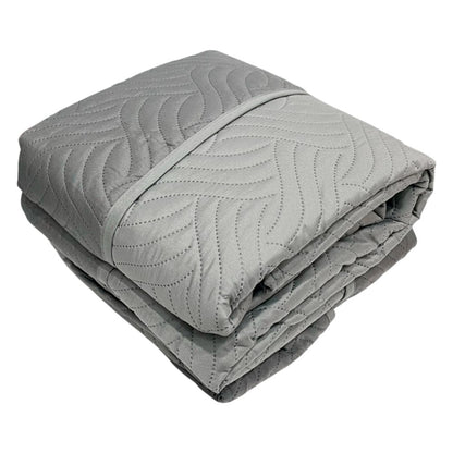 Protector de Sofá Reversible Home Elegance Wave 3 Piezas / Gris-Charcoal