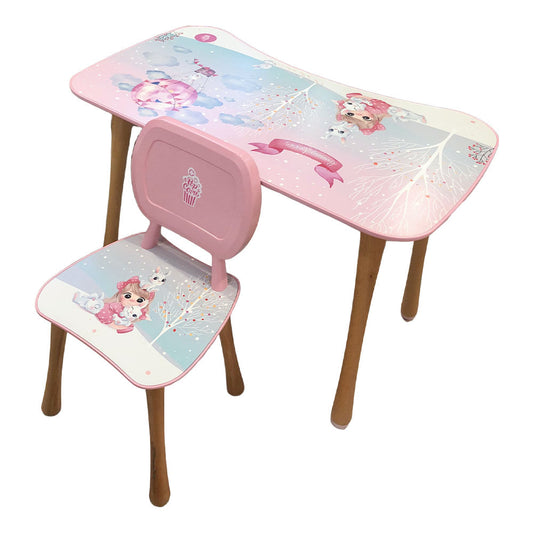 Mesa Plast Baran Solutions Inf C/Silla Pnk Bunny Love