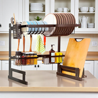 Escurridor de Metal 2 Niveles 65 cm / Home Elegance