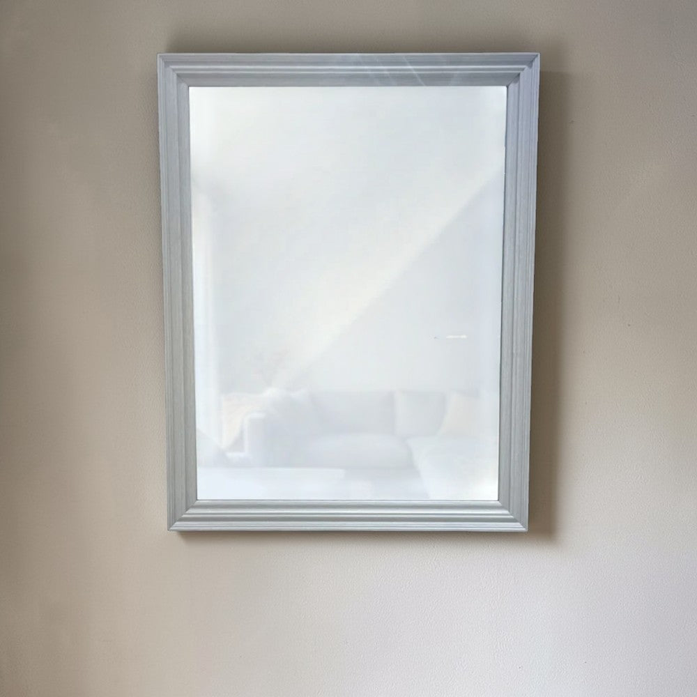 Espejo Decorativo Great Buy / 35" x 45" / Marco MDF Estilo Madera - Gris