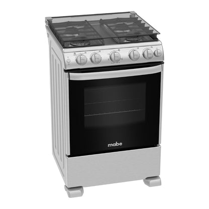 Estufa a Gas Mabe de 24" / 4 Quemadores / Gris