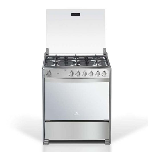 Estufa a Gas Indurama Parma Acero Inoxidable 6 Quemadores de 80 cm