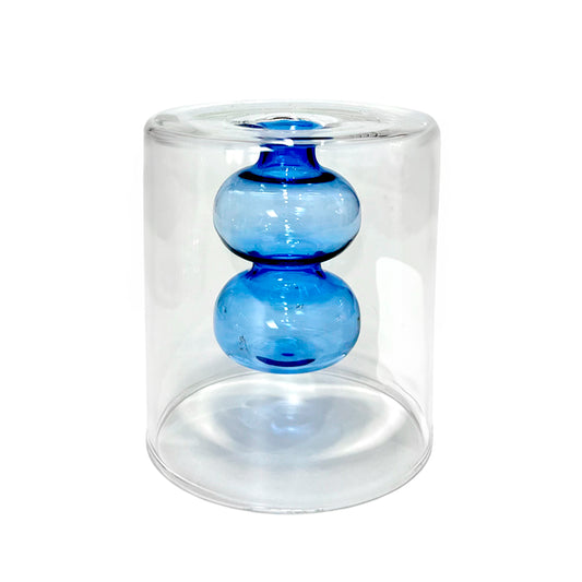 Florero Decorativo Home Elegance de Vidrio / 3.5" x 3"