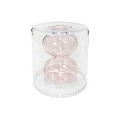 Florero Decorativo Home Elegance de Vidrio / 3.5" x 3" / Surtido
