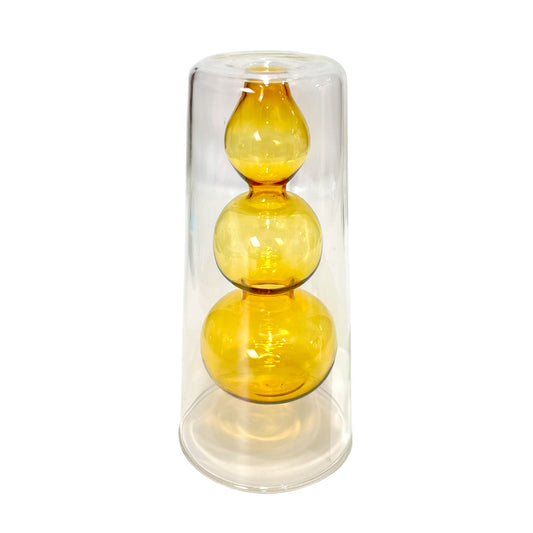 Florero Decorativo Home Elegance / Vidrio / 16 cm x 3" Base / Surtido
