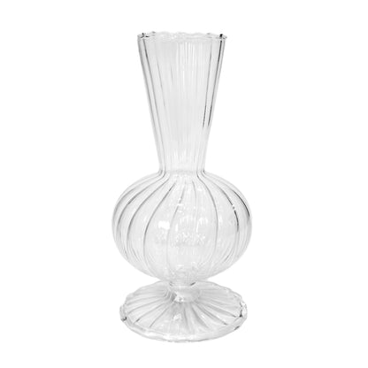 Florero Decorativo Home Elegance de Vidrio / Clear / 6" x 2.5"