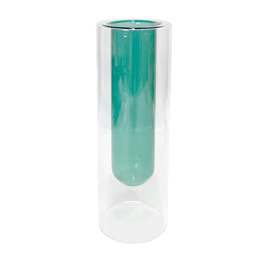Florero de Vidrio Decorativo / Home Elegance / 20 cm