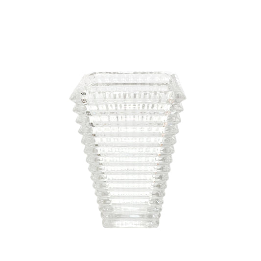 Florero de Vidrio Clear / Home Elegance / 6" y Base 2.25"x 1.5"
