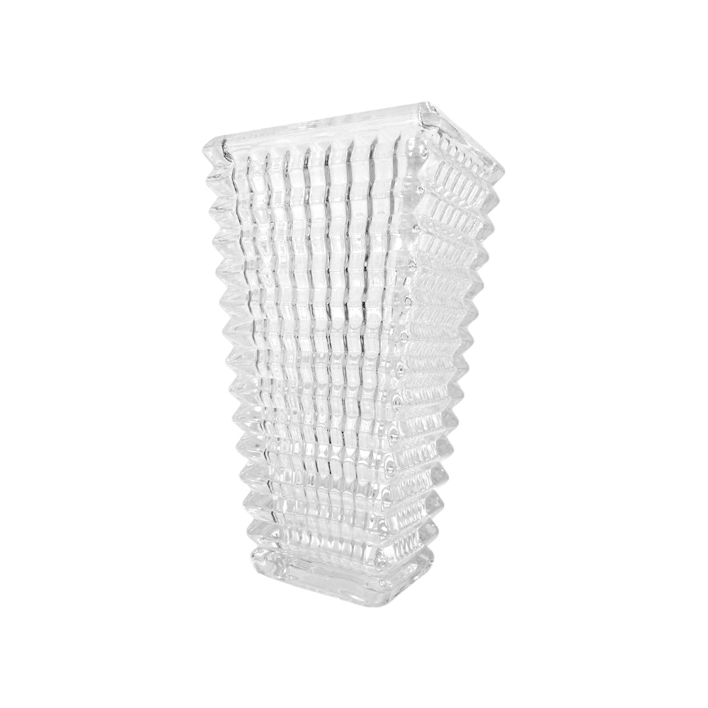 Florero de Vidrio Clear / Home Elegance / 9" y Base 3"x 2.5"