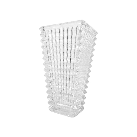 Florero de Vidrio Clear / Home Elegance / 9" y Base 3"x 2.5"