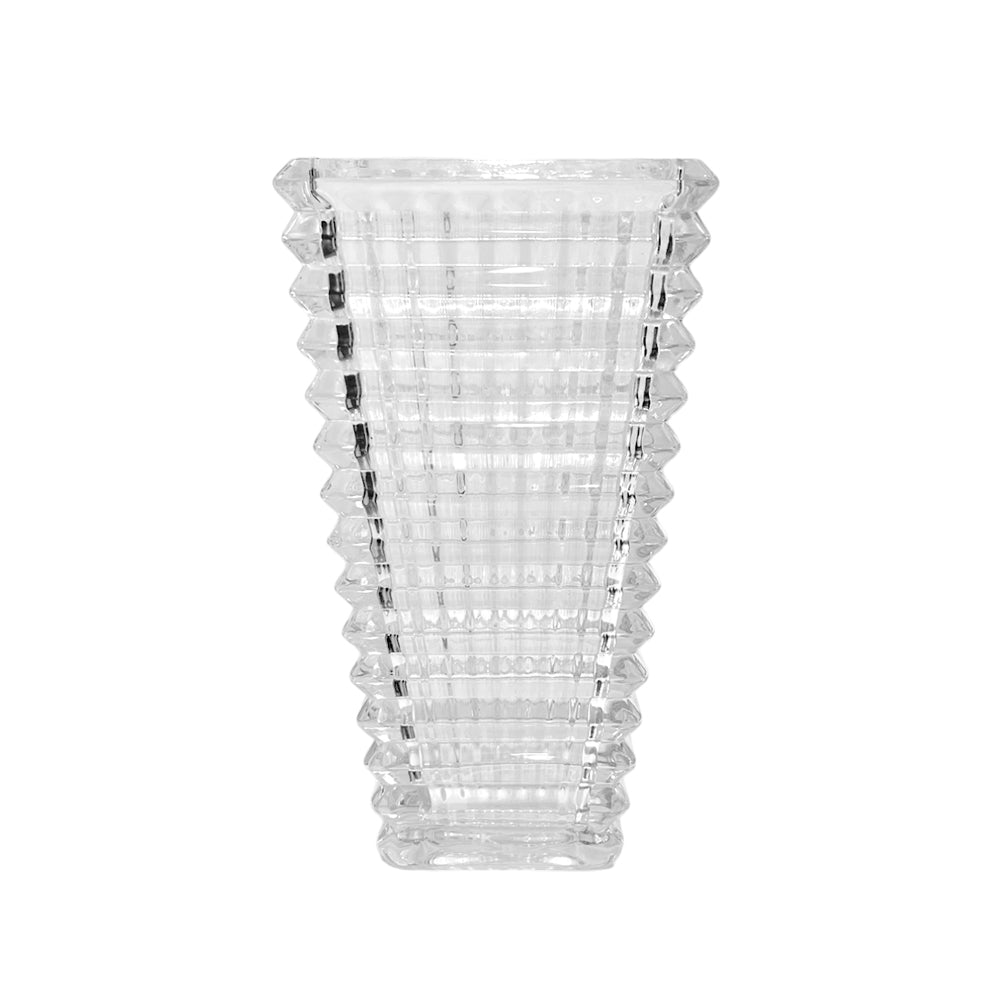 Florero de Vidrio Clear / Home Elegance / 9" y Base 3"x 2.5"