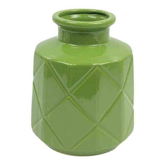 Florero Decorativo Concepts de Ceramica 20 cm x 15 cm - Lima oscuro