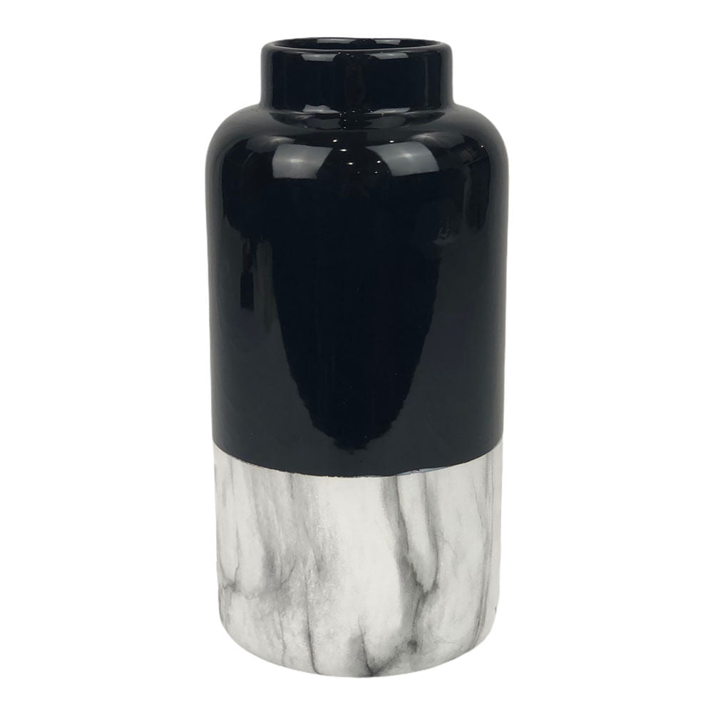 Florero Concepts Decorativo 12.5cm x 25 cm - Negro