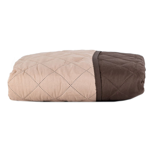 Protector de Sofá Kashi Home Reversible 2 Puestos - Chocolate