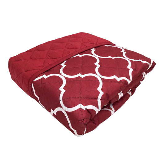 Protector Para Sofá Home Accents 2 Puestos Reversible - Rojo oscuro