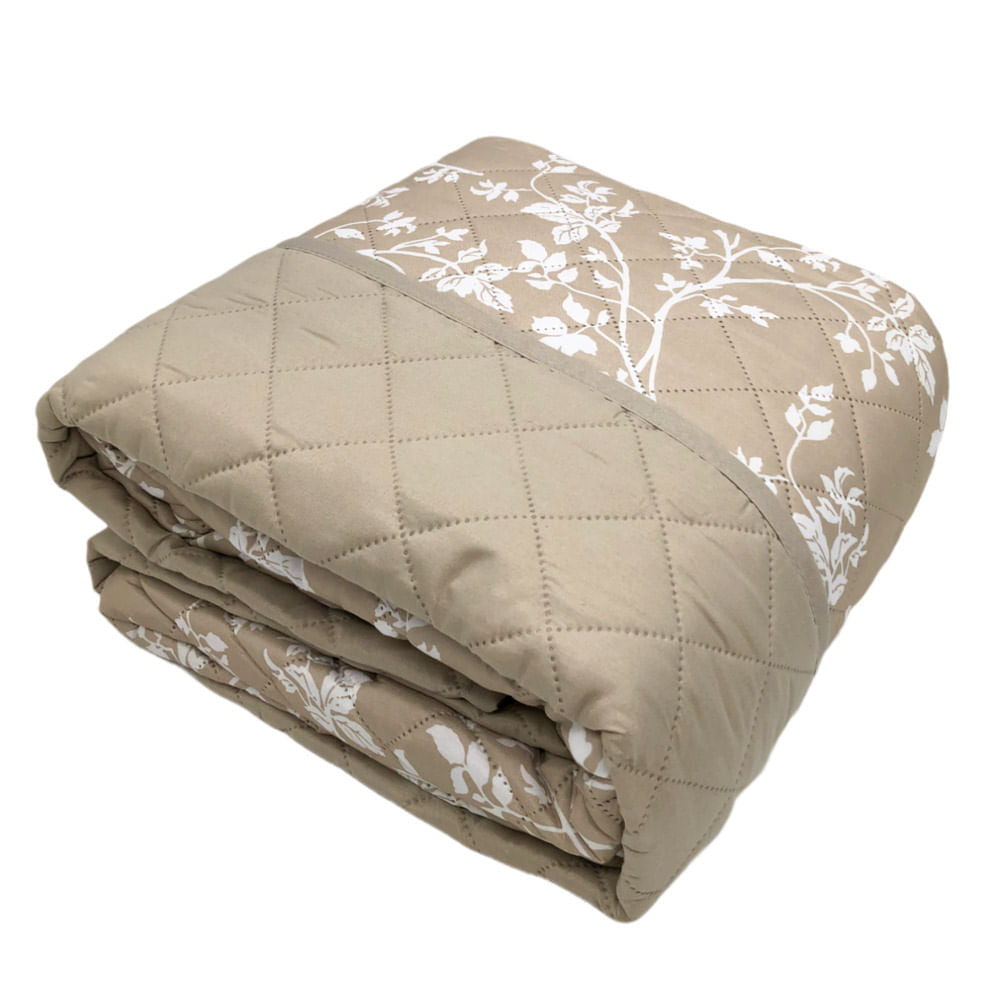 Protector Para Sofá Home Accents 3 Puestos Reversible - Beige Oscuro
