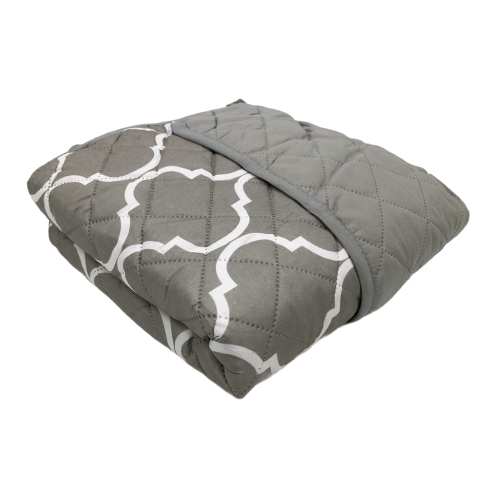 Protector Para Sofá Home Accents 1 Puesto Reversible - Gris Oscuro