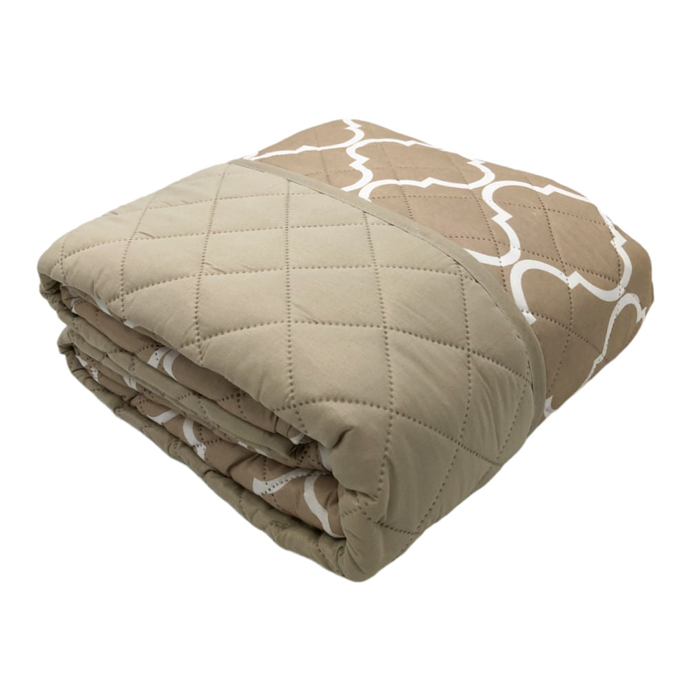 Protector Para Sofá Home Accents 2 Puestos Reversible - Beige Oscuro