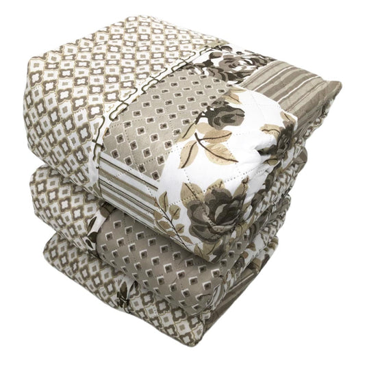 Protector Para Sofá Home Accents 3 Piezas Reversible - Beige Oscuro