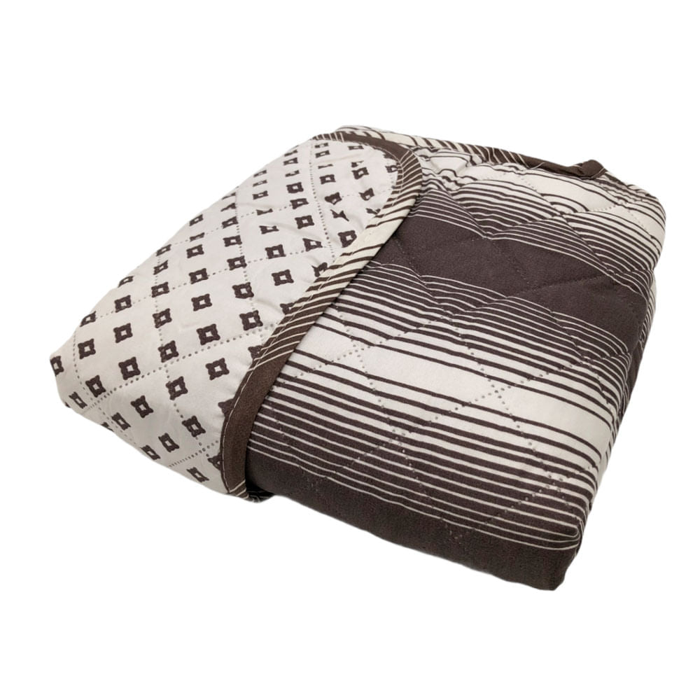 Protector Para Sofá Home Accents 1 Puesto Reversible - Chocolate