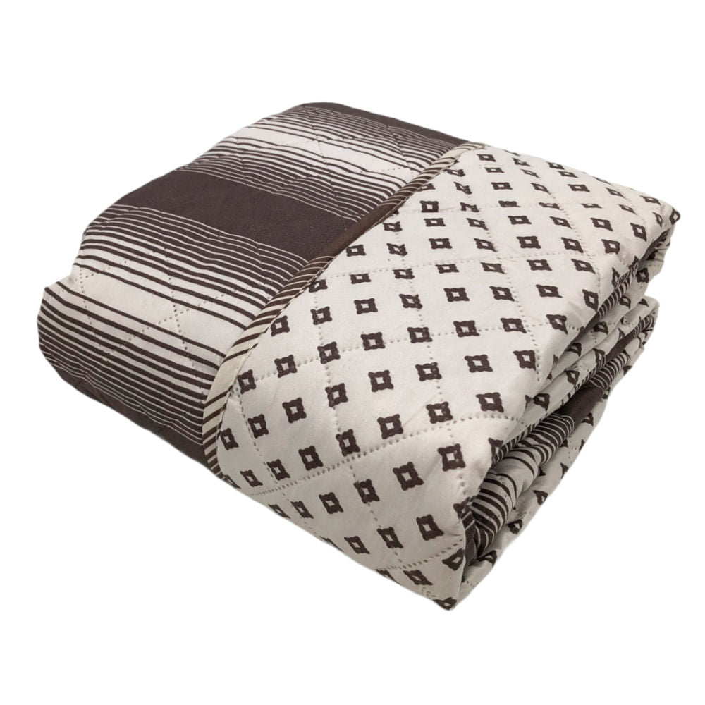 Protector Para Sofá Home Accents 2 Puestos Reversible - Chocolate