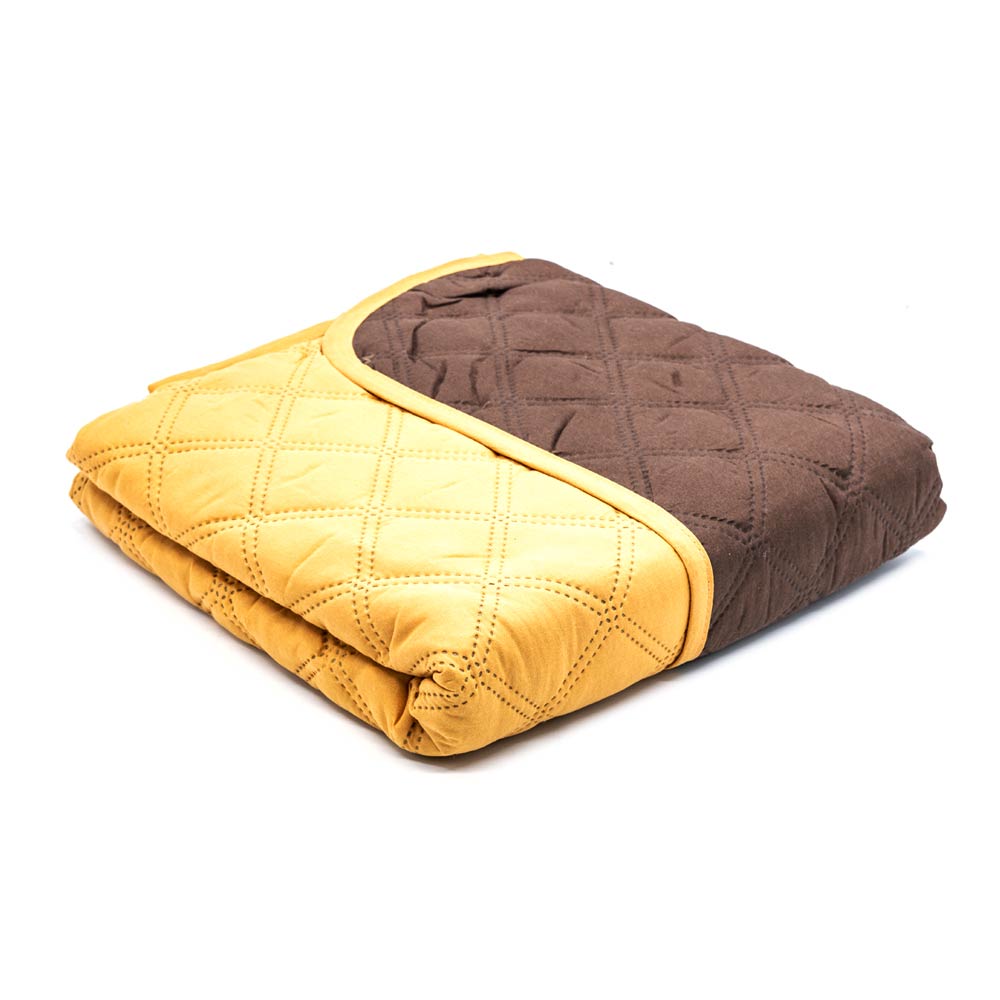 Protector de Sofá Home Elegance Eden Reversible 1 Puesto - Dorado