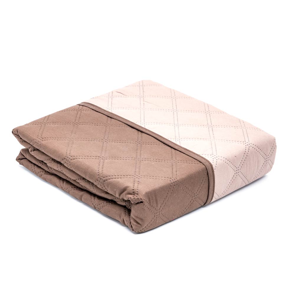 Protector de Sofá Home Elegance Eden Reversible 2 Puesto - Chocolate