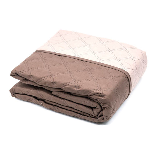 Protector de Sofá Home Elegance Eden Reversible 3 Puesto - Chocolate