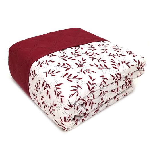 Protector de Sofá Home Elegance Carson Reversible 3 Puesto - Rojo oscuro