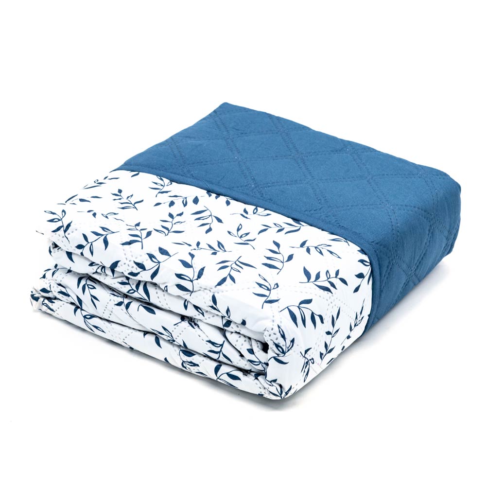 Protector de Sofá Home Elegance Carson Reversible 2 Puesto - Azul Marino