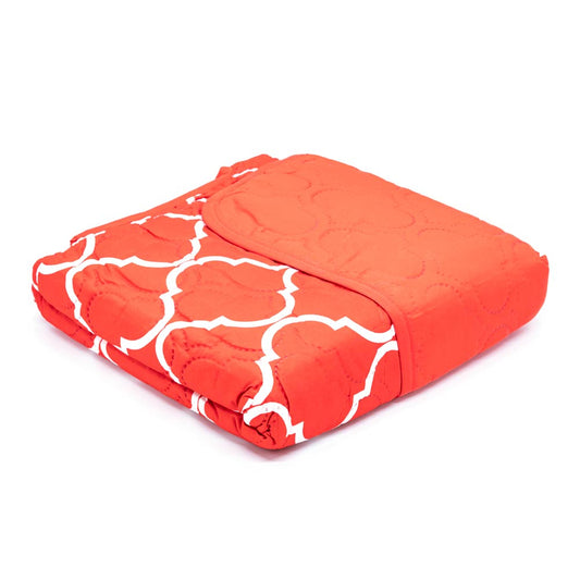 Protector de Sofá Home Elegance Coretta Reversible 1 Puesto - Rojo