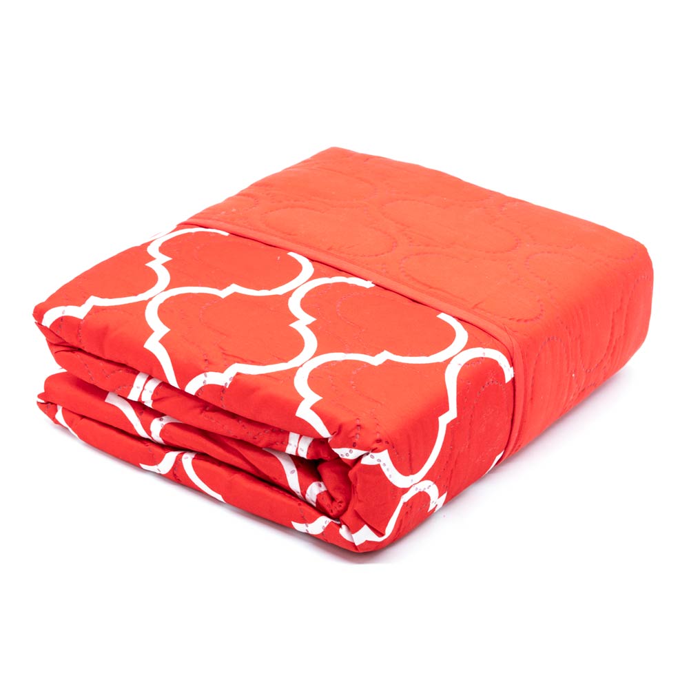 Protector de Sofá Home Elegance Coretta Reversible 2 Puesto - Rojo
