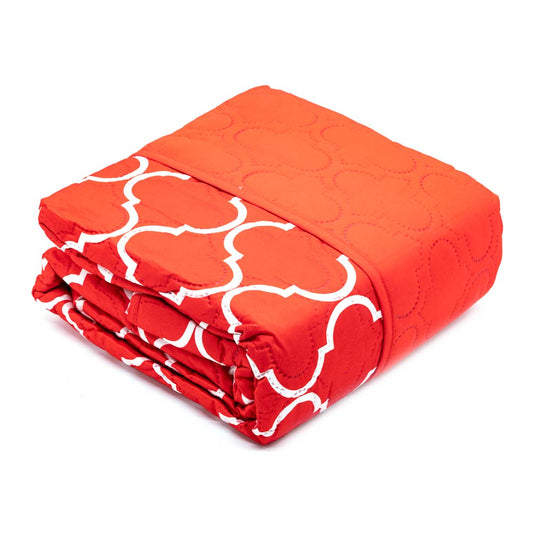 Protector de Sofá Home Elegance Coretta Reversible 3 Puesto - Rojo