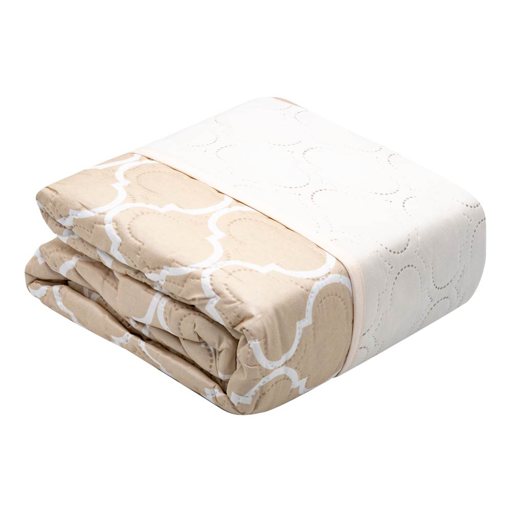 Protector de Sofá Home Elegance Coretta Reversible 3 Puesto - Beige