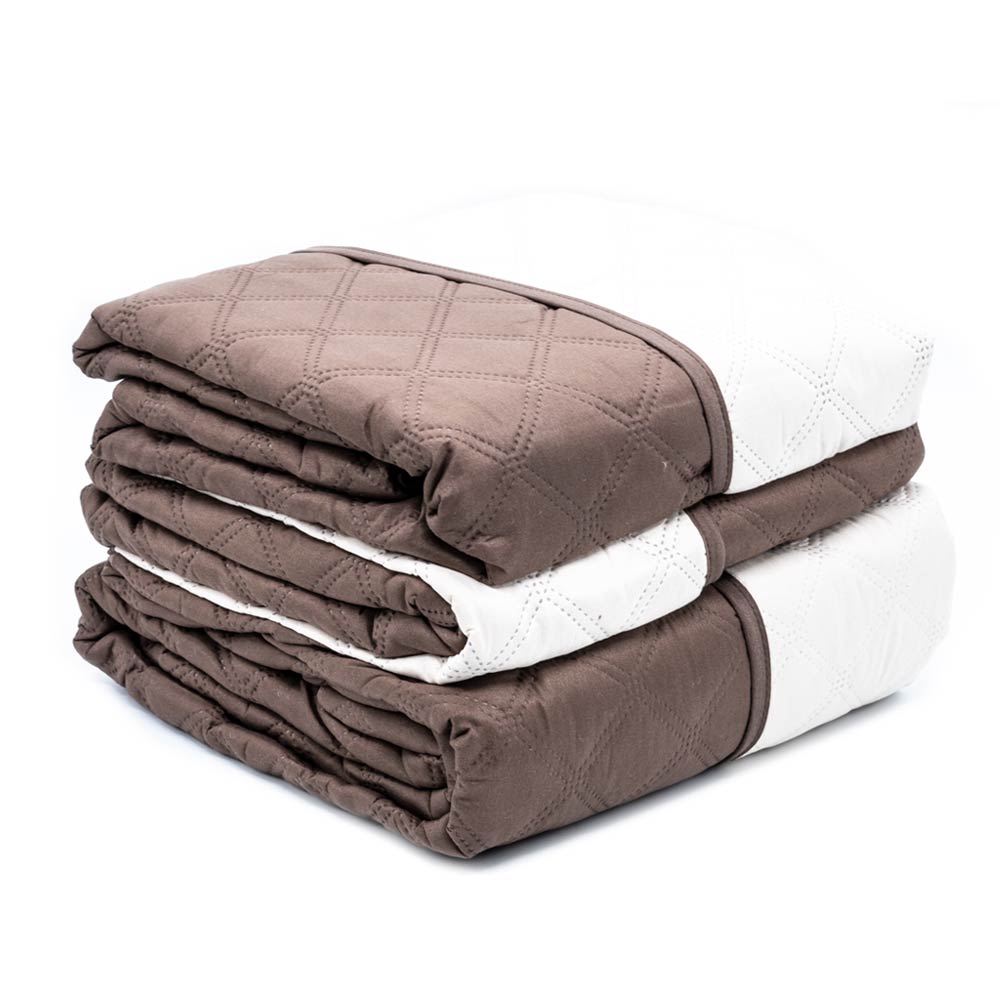 Protector de Sofá Home Elegance Eden Reversible 3 Piezas - Marfil