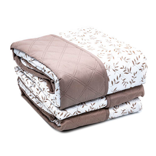 Protector de Sofá Home Elegance Carson Reversible 3 Piezas - Plateado