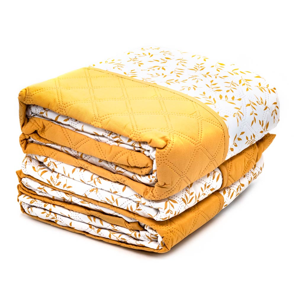 Protector de Sofá Home Elegance Carson Reversible 3 Piezas - Dorado
