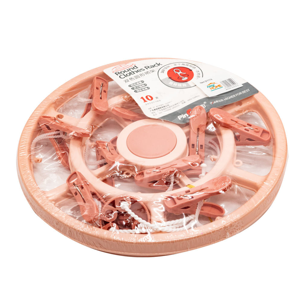 Horquillero Plastico Home Elegance de 10 Horquilla - Surtido