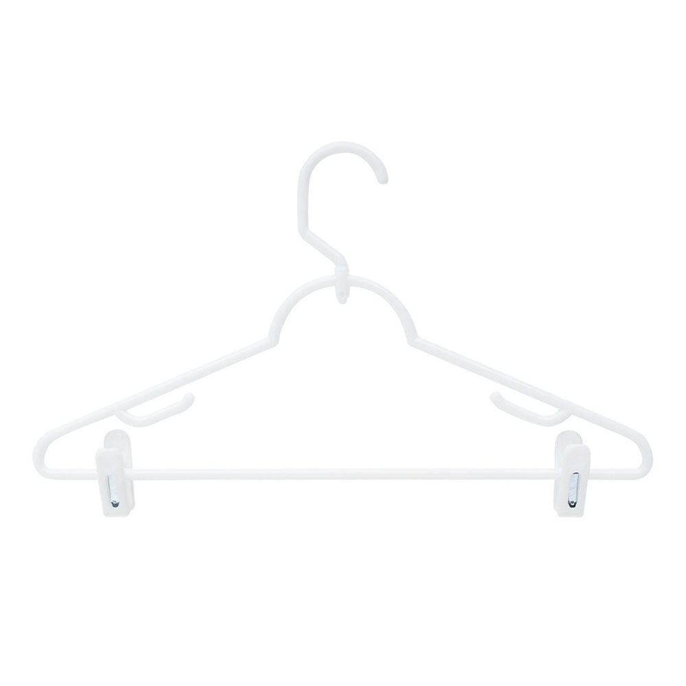Ganchos para Ropa Four Seasons de Plástico 3 Piezas Blanco
